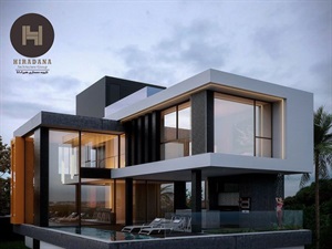 هزینه طراحی نمای ویلا به سبک مدرن