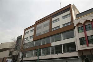 طراحی نمای ساختمان اداری