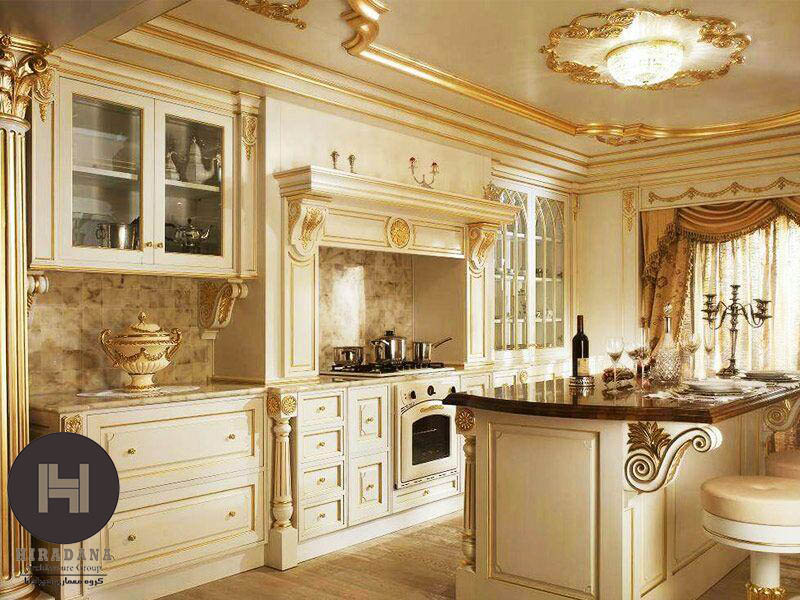 طراحی آشپزخانه به سبک کلاسیک
