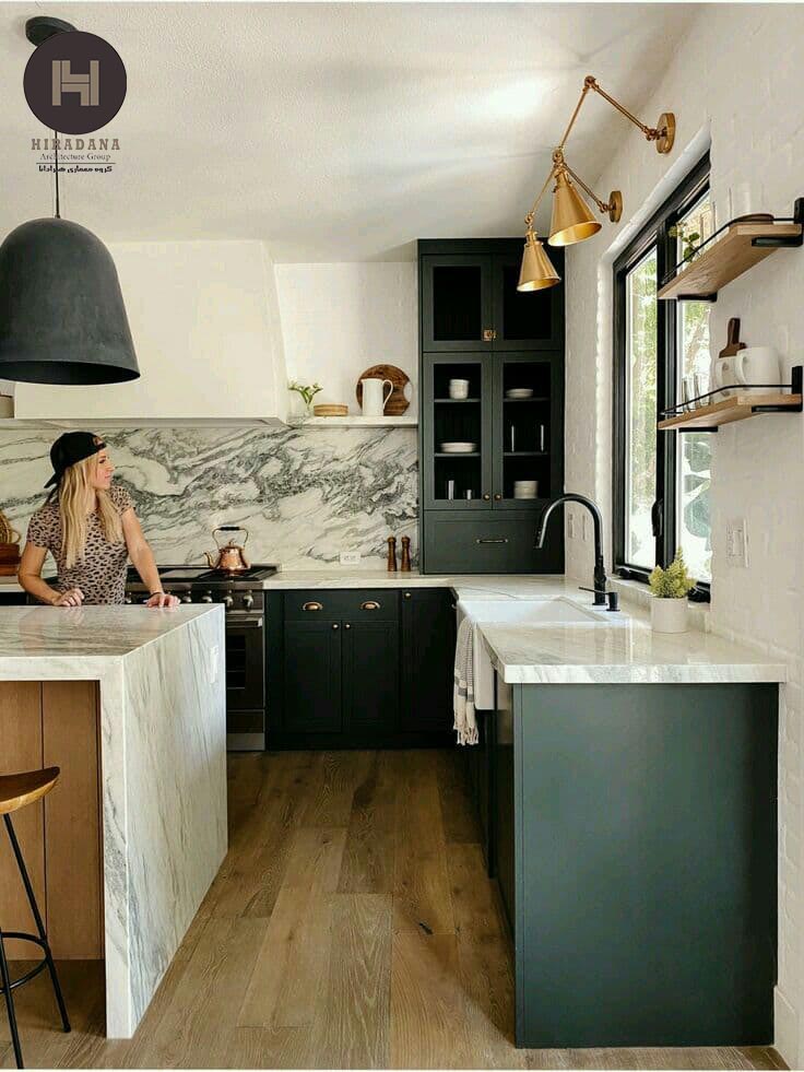 طراحی داخلی آشپزخانه با ترند های جذاب سال
