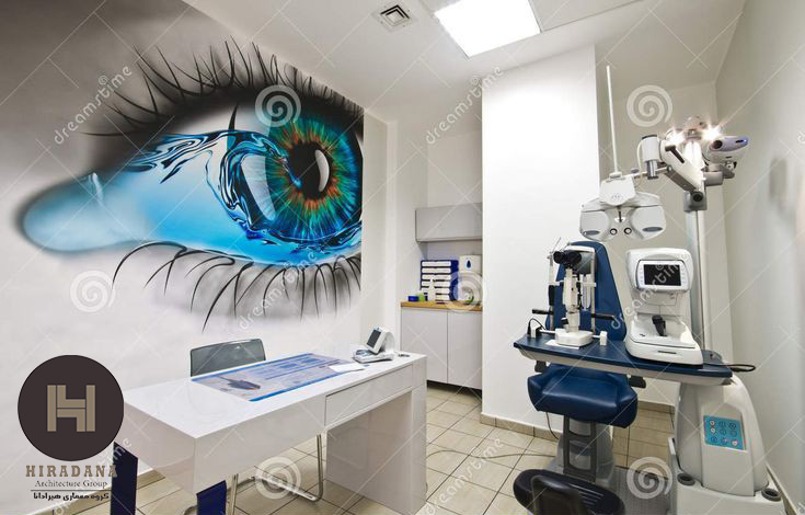 طراحی مطب چشم پزشکی