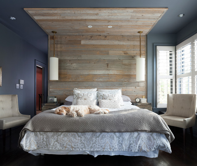 طراحی داخلی اتاق خواب با رنگهای سرد و گرم