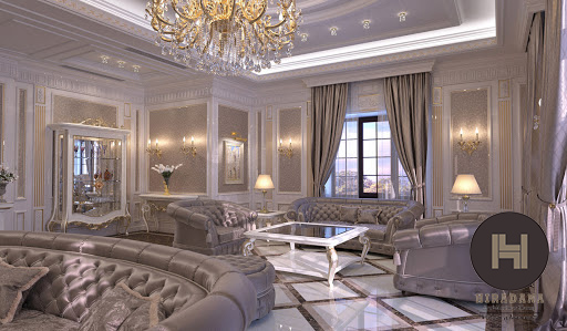 طراحی داخلی اتاق نشیمن به سبک کلاسیک