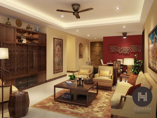 طراحی داخلی منزل به سبک هندی