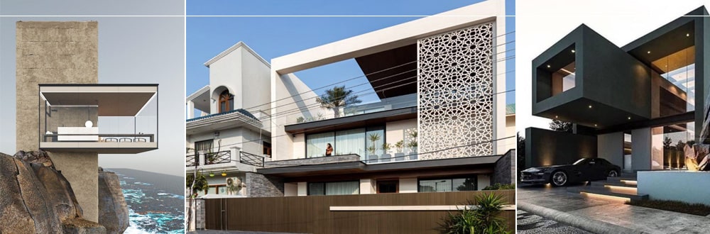 Villa-building-facade-design